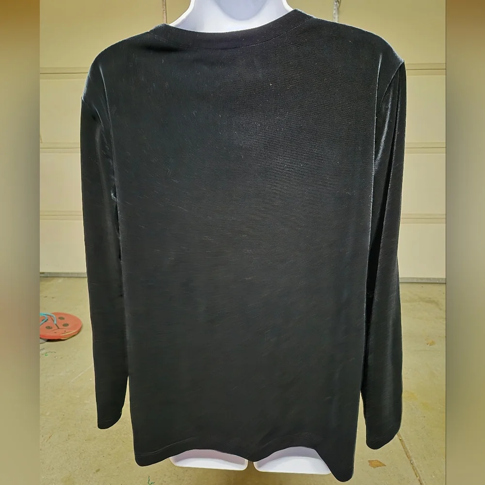 Anne Klein Black‎ Velvet Garment⚠️⬇️